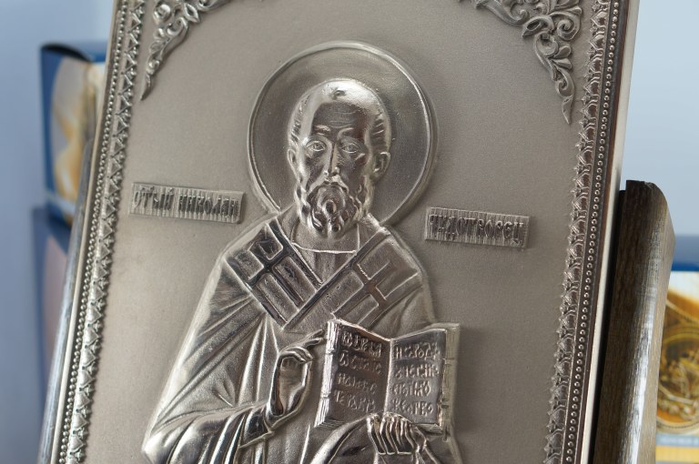 Икона "Святой Николай Чудотворец", Сувенир, Подарок верующему, Подарок православному