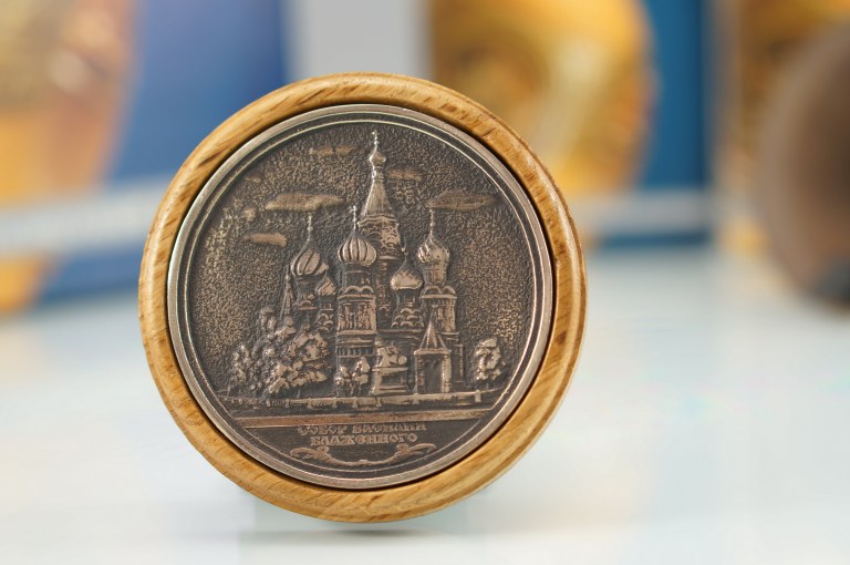 Медальон "Собор Василия Блаженого г.Москва"