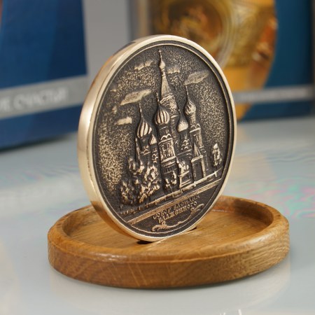 Медальон "Собор Василия Блаженого г.Москва"